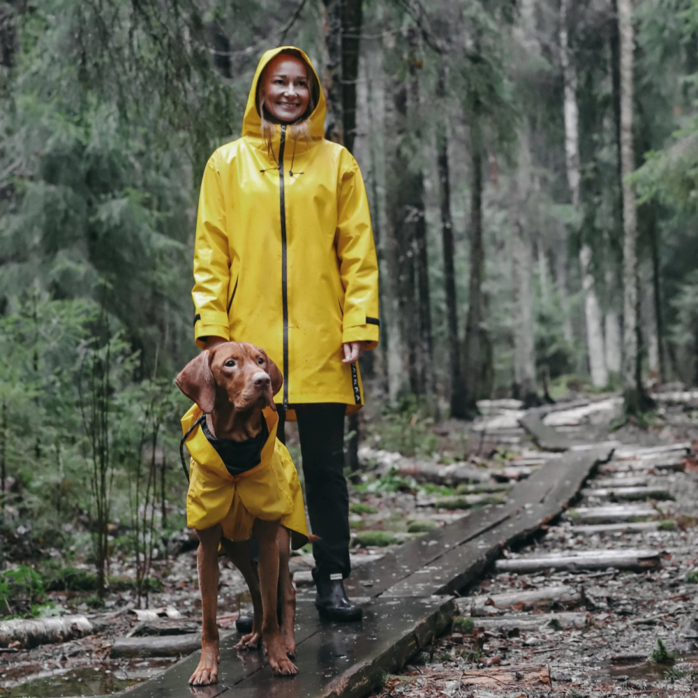 Highly reflective raincoat / Yellow
