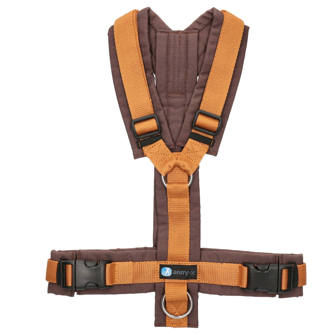 AnnyX dog harness Fun amber-brown