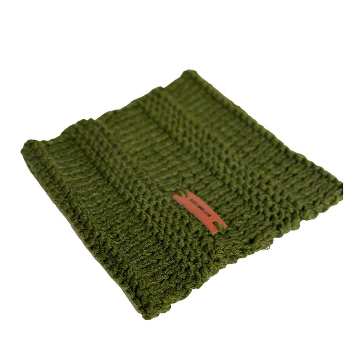 Boucle tricotée en laine douce