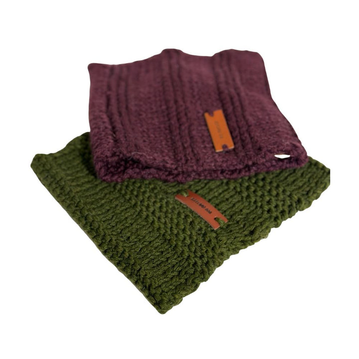 Boucle tricotée en laine douce