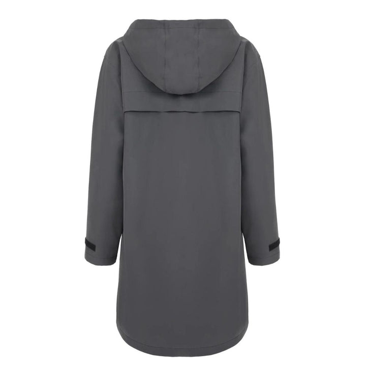 Women's Highly Reflective Raincoat Black