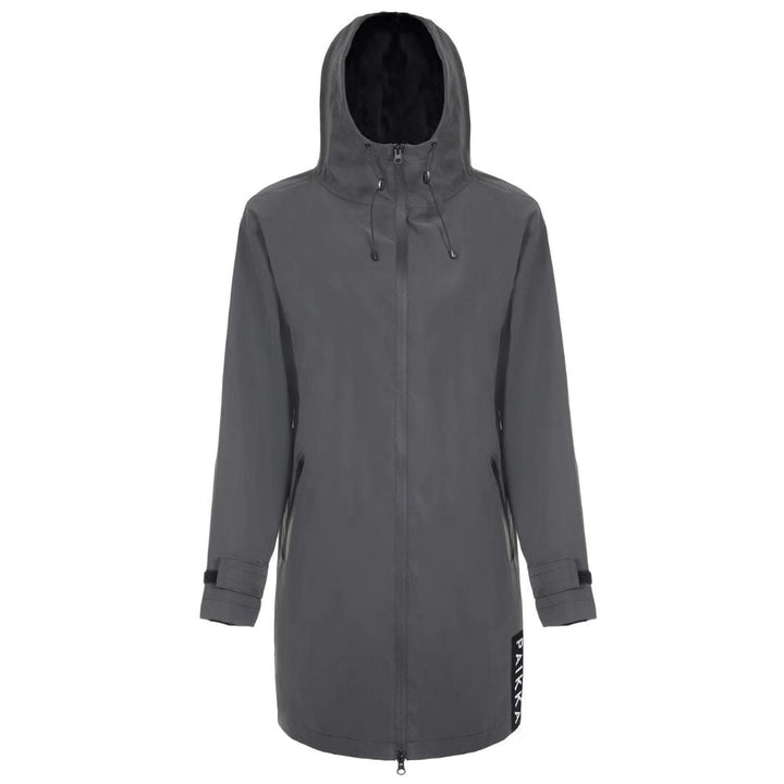 Women's Highly Reflective Raincoat Black