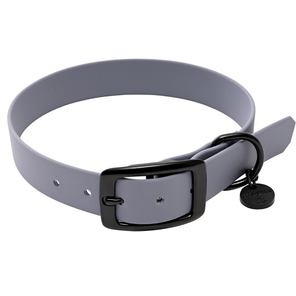 Zeeland Dog Beta-BioThane® halsband Ultimate grijs