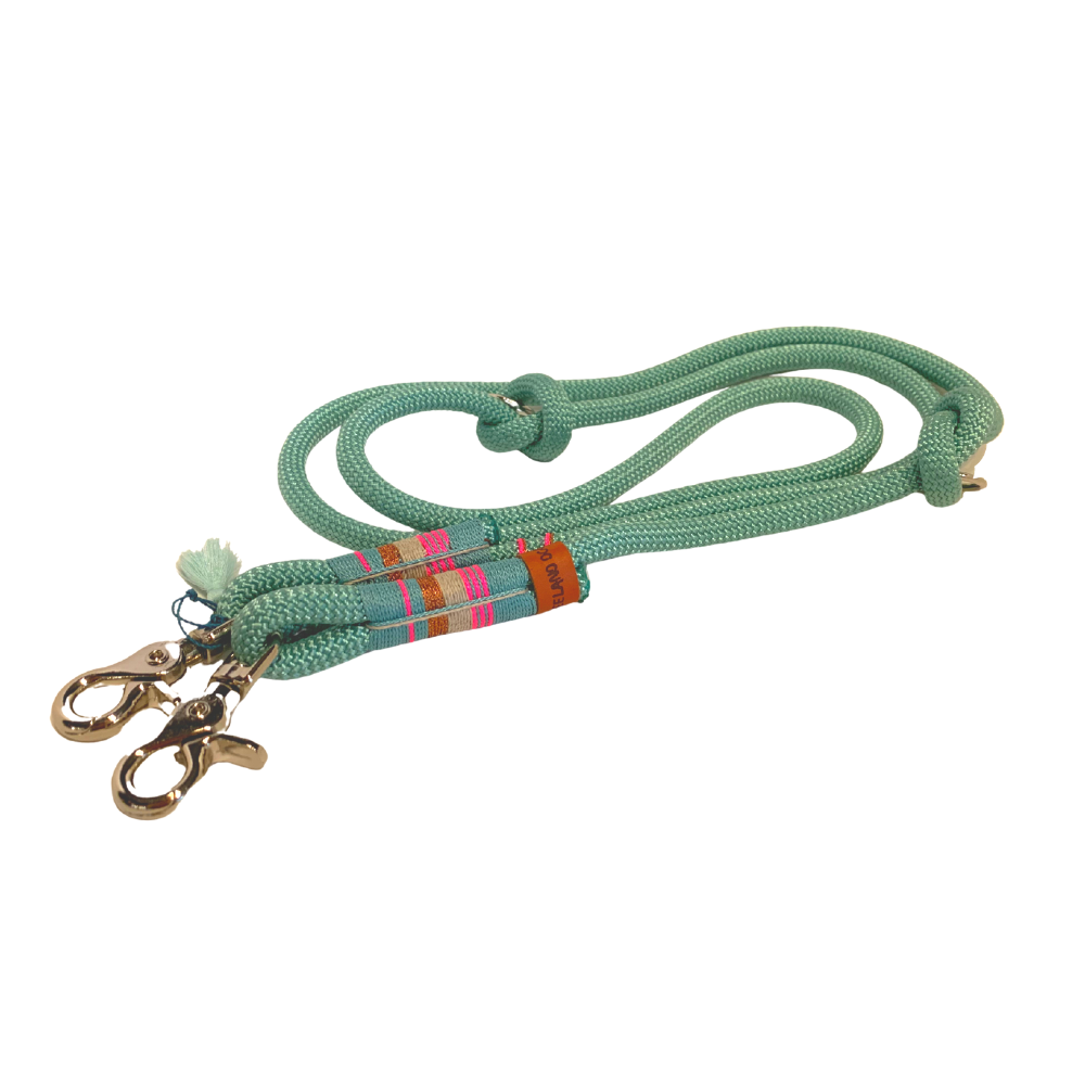 ZEELAND DOG rope collar * CICI´S Summer PINK *