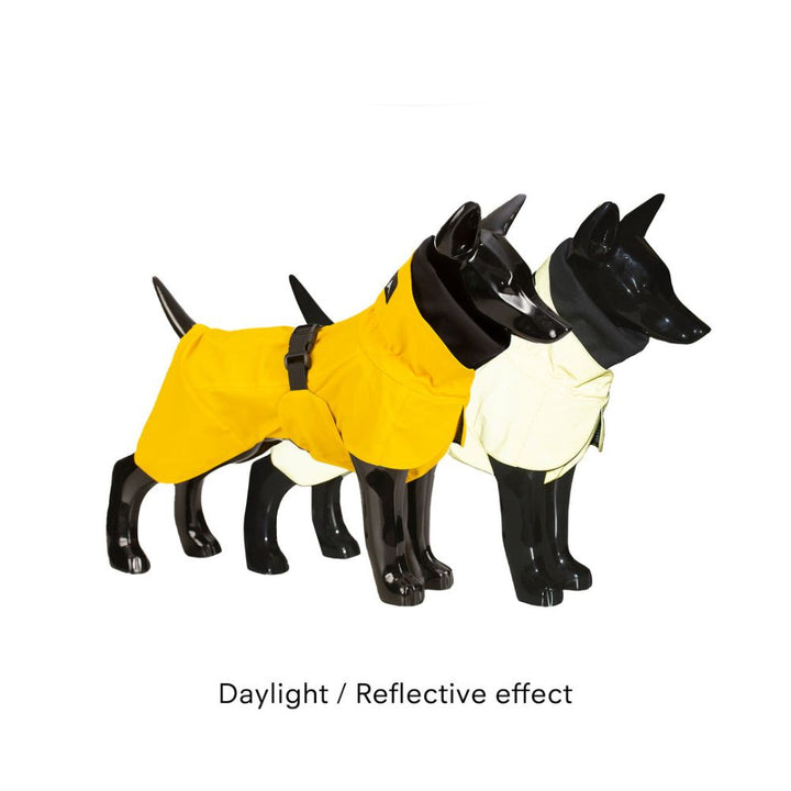 Impermeabile per cani altamente riflettente Visibility / Yellow