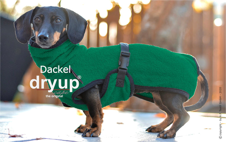 Dog bathrobe for dachshunds