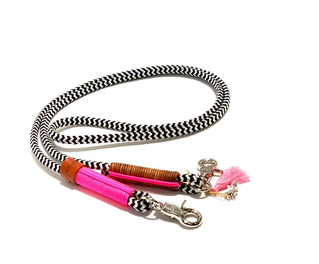 ZEELAND DOG mobile phone chain black / white pink