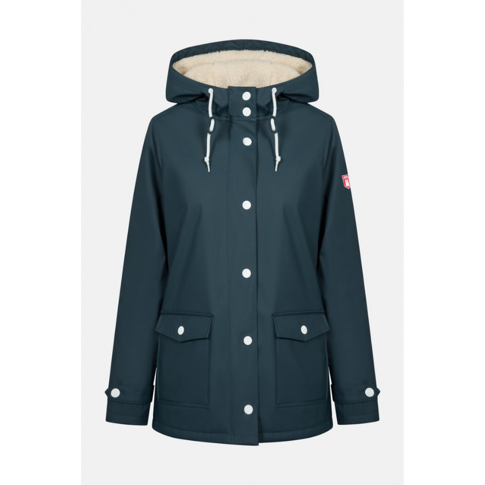 Friese Pensholm giacca antipioggia da donna foderata navy