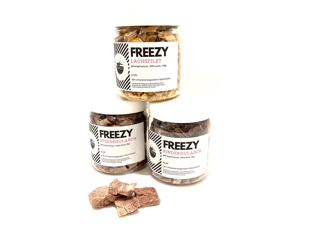 FREEZY Snacks freeze-dried horse goulash, 90g