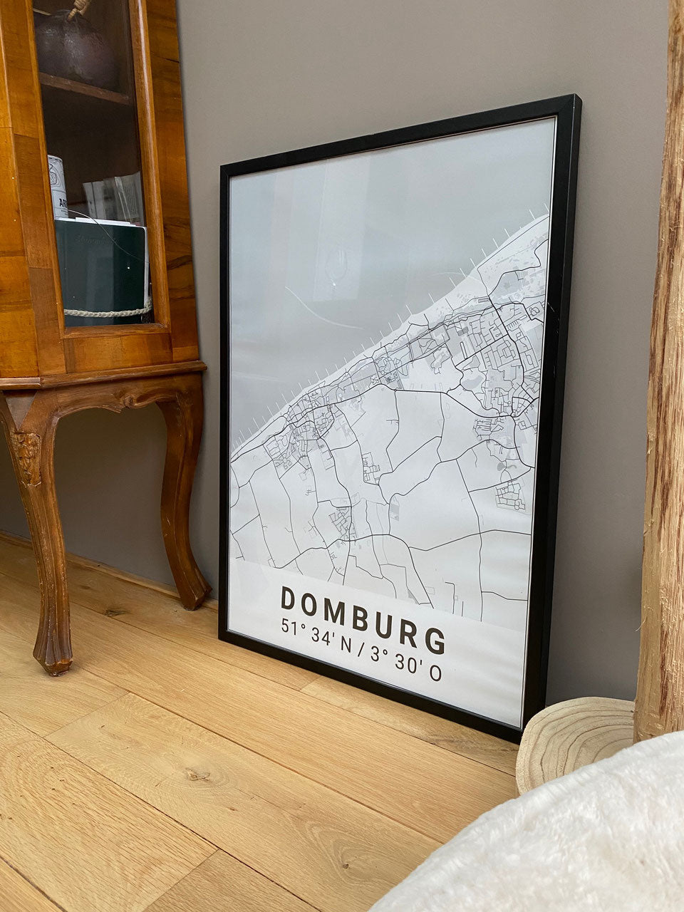 Poster Premium Mappa di Domburg